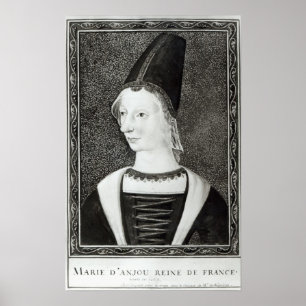 Marie d'Anjou Queen of Frankrike Poster