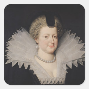 Marie de Medici Fyrkantigt Klistermärke