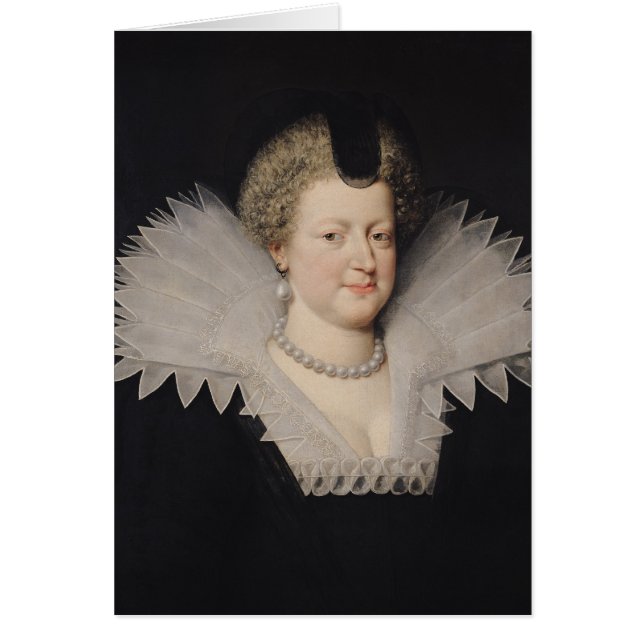 Marie de Medici Hälsningskort (Framsidan)