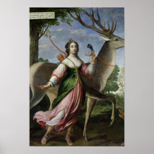 Marie de Rohan-Montbazon Hertiginna av Chevreuse Poster