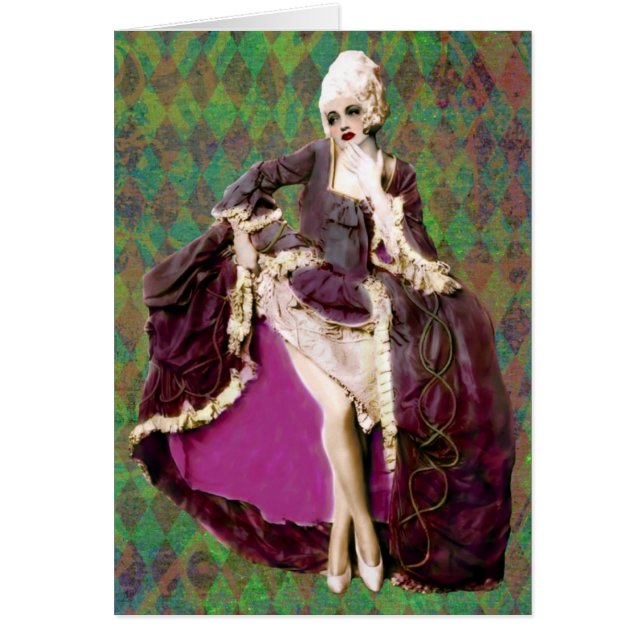 Marie Digital Art Hälsningskort (Framsidan)