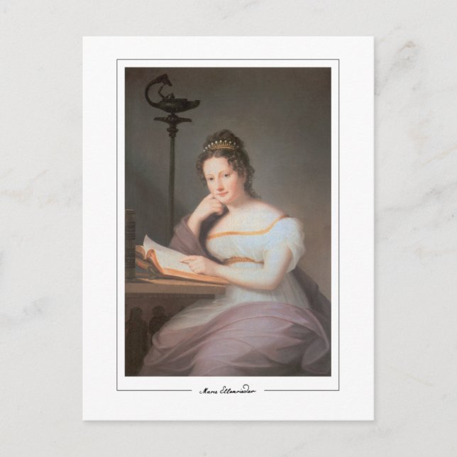 Marie Ellenrieder #1 - vykort för konst (Framsida)