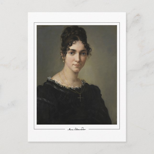 Marie Ellenrieder #6 - vykort för konst (Framsida)