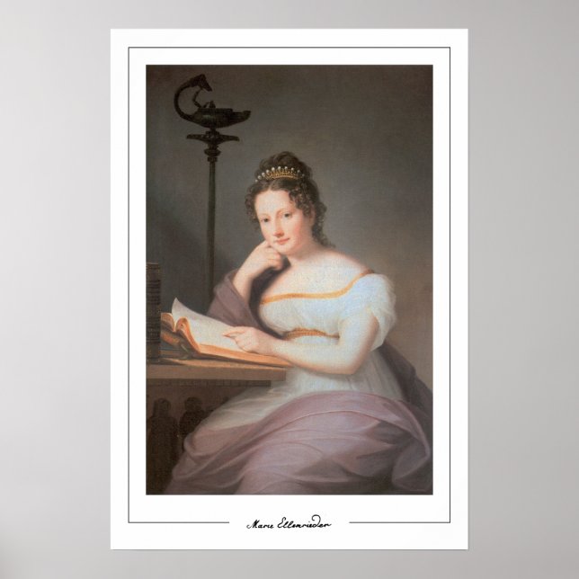 Marie Ellenrieder Zedign konstaffisch #1 Poster (Framsidan)