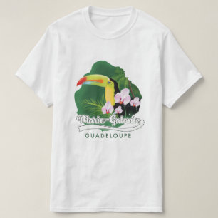 Marie Galante Guadeloupe-logotypen T Shirt