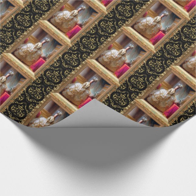 Marie inspirerade för jul presentpapper (Hörn)