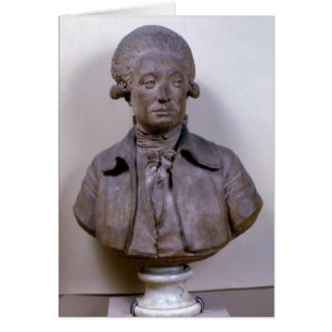 Marie Jean Antoine Nicolas Bust Hälsningskort