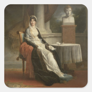Marie-Laetitia Ramolino 1803 Fyrkantigt Klistermärke