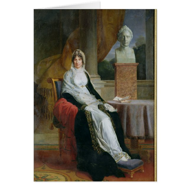 Marie-Laetitia Ramolino 1803 Hälsningskort (Framsidan)