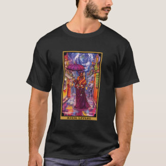 Marie Laveau Justice Tarotkort Voodoo Häxa Ny T Shirt