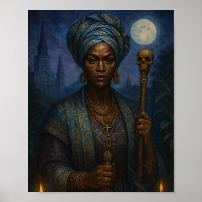Marie Laveau Poster (Framsidan)