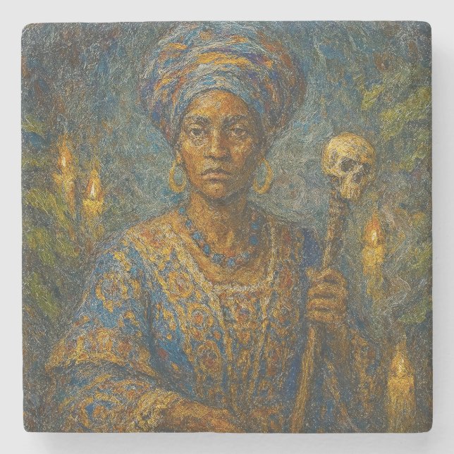 Marie Laveau Stenunderlägg (Framsidan)