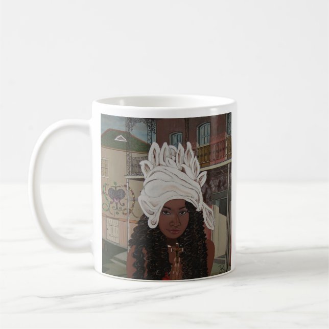 Marie Laveau, Voodoodrottning av New Orleans Kaffemugg (Vänster)