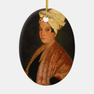Marie Laveau: Voodoodrottningen Julgransprydnad Keramik