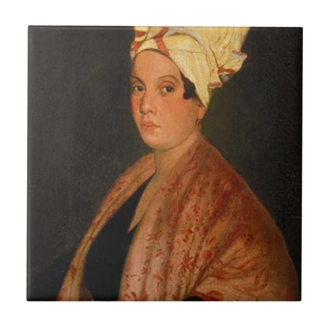 Marie Laveau: Voodoodrottningen Kakelplatta (Framsidan)