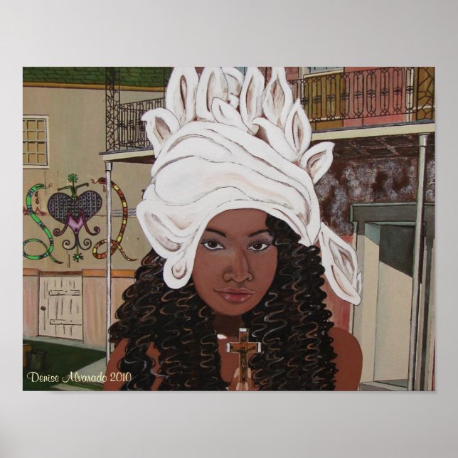 Marie Laveaux i Fransk-kvartalet Poster (Framsidan)