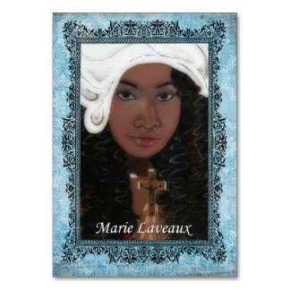 Marie Laveaux Prayer Card Bordsnummer