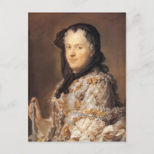 Marie Leszczynska av Maurice Quentin de La Tour Vykort