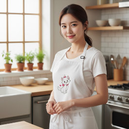 Marie Long Apron Långt Förkläde