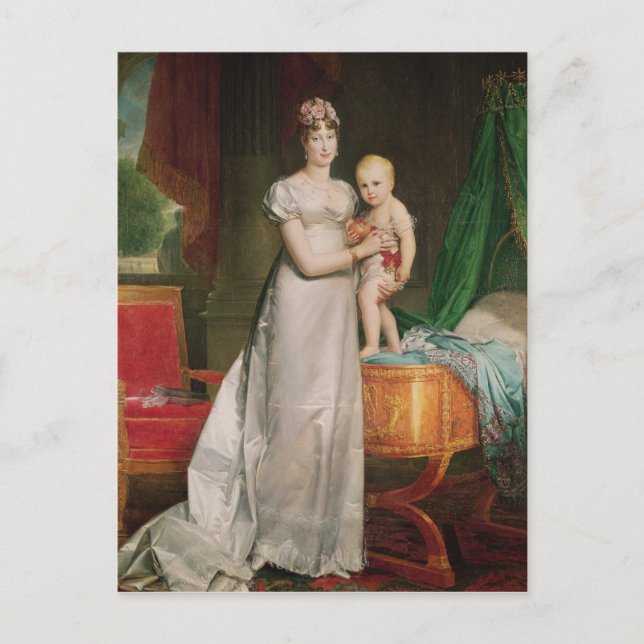 Marie Louise och kungen av Rome Vykort (Framsida)
