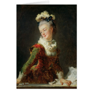 Marie-Madeleine Guimard Hälsningskort