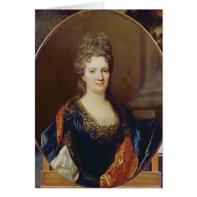 Marie Marguerite Arouet, c.1700 Hälsningskort (Framsidan)