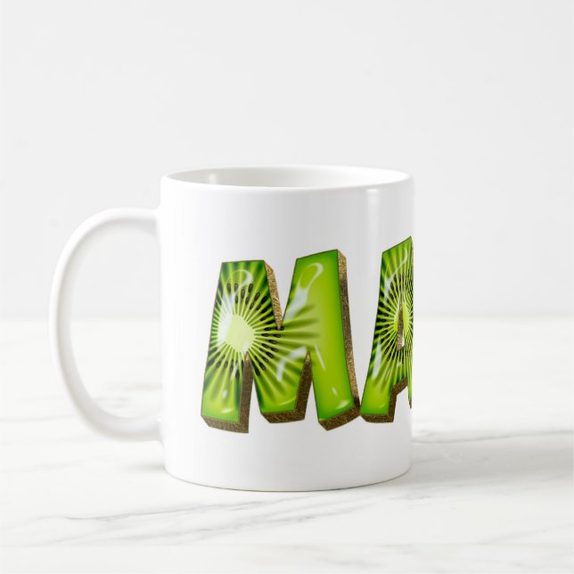 Marie Name Kiwi Style Tasse Teetasse Kaffeetasse Kaffemugg (Vänster)