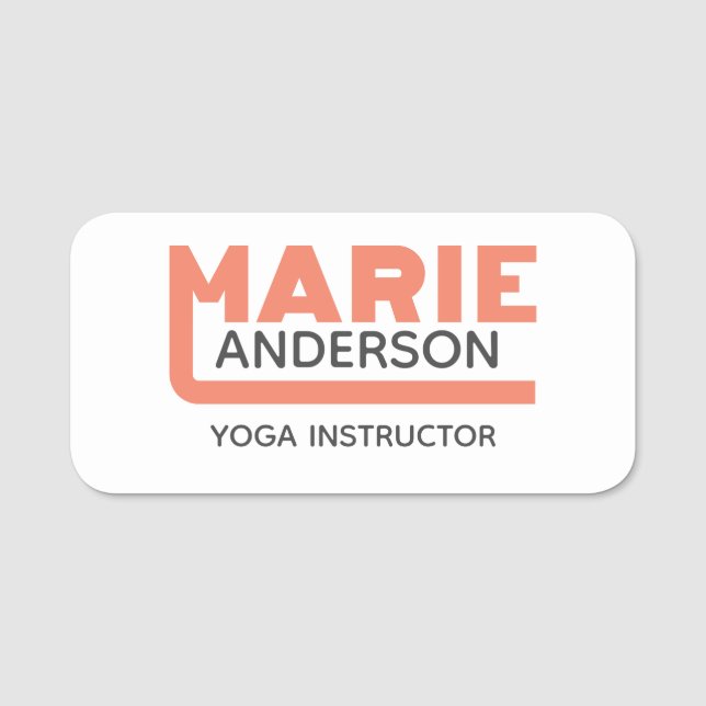 Marie Namn bricka Namnbricka (Framsida)