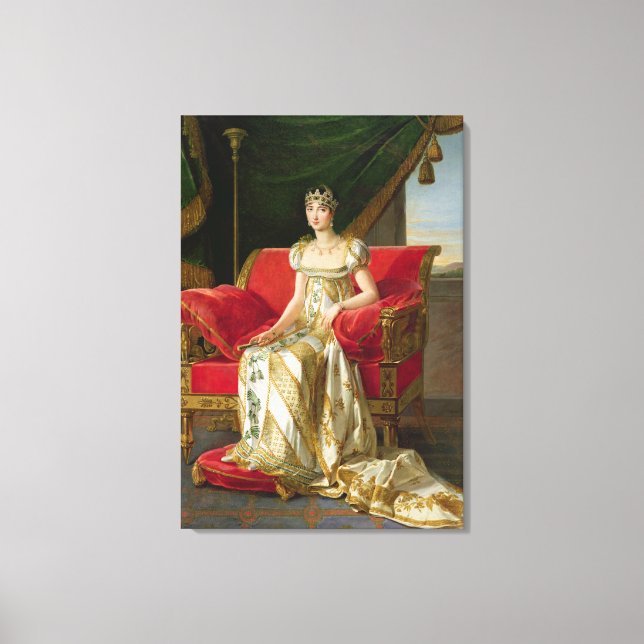 Marie Pauline Bonaparte Princess Borghese, 1808 Canvastryck (Framsida)