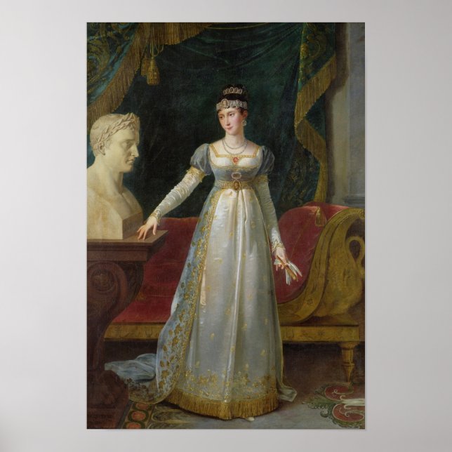 Marie Pauline Bonaparte Princess Borghese, 1808 Poster (Framsidan)