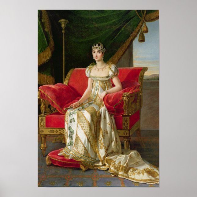 Marie Pauline Bonaparte Princess Borghese, 1808 Poster (Framsidan)