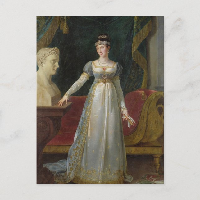Marie Pauline Bonaparte Princess Borghese, 1808 Vykort (Framsida)