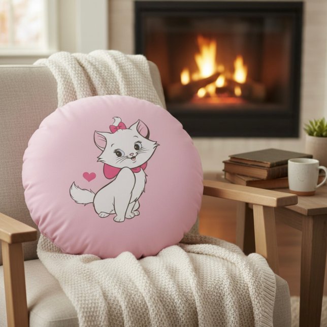 Marie Round Pillow Rund Kudde (Skapare uppladdad)