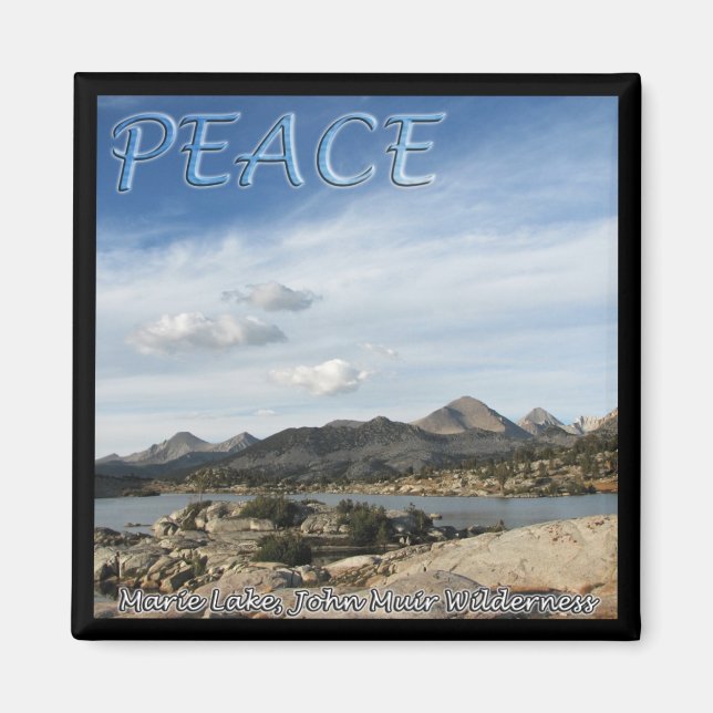 Marie Sjö Peace Magnet (Framsidan)