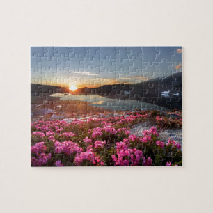 Marie Sjöar Sunrise - John Muir Trail - Ansel Adam Pussel