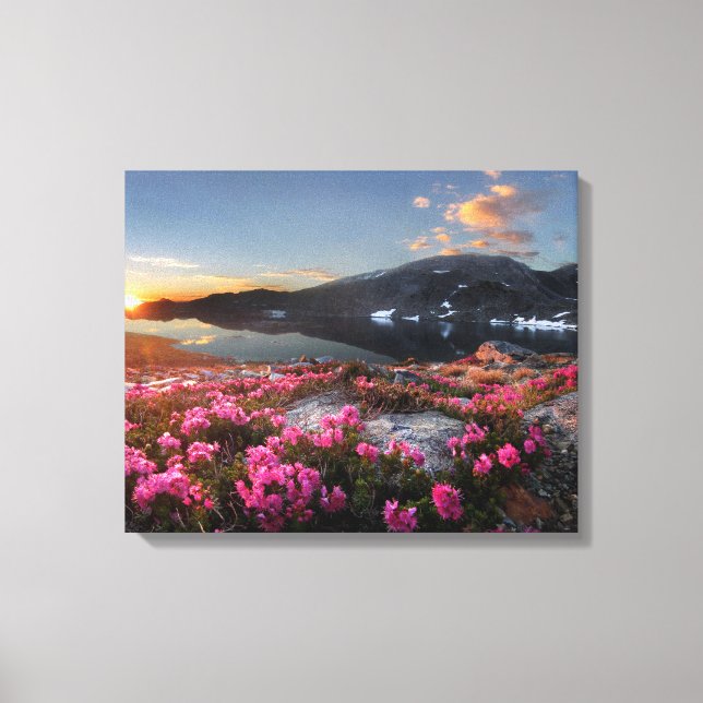 Marie Sjöar Sunrise - John Muir Trail - Sierra Canvastryck (Framsida)