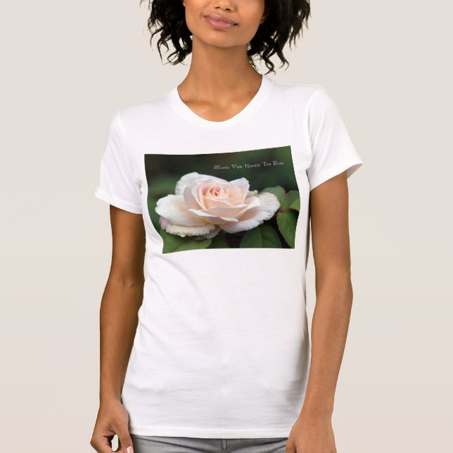 Marie Skåpbil Houtte Tea rosa utslagsplats T-shirt (Framsida)