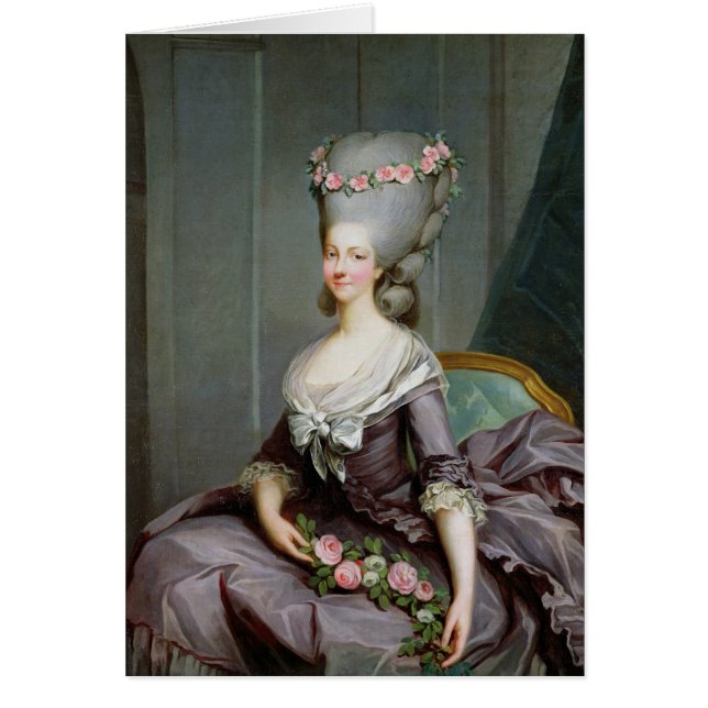 Marie-Therese de Savoie-Carignan Princess Hälsningskort (Framsidan)