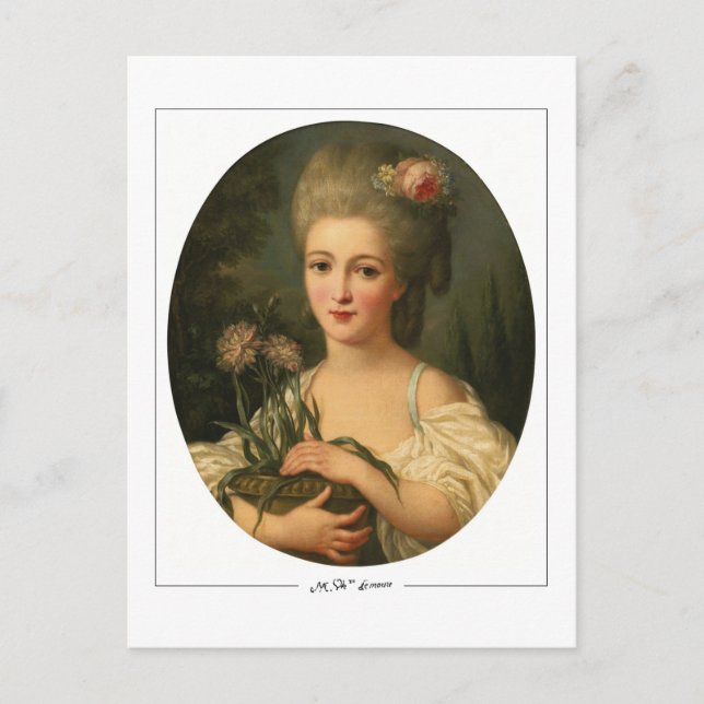Marie-Victoire Lemoine #7 - vykort för konstföremå (Framsida)