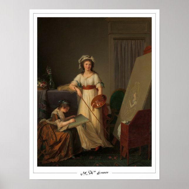 Marie-Victoire Lemoine Zedign Art Poster #1 (Framsidan)