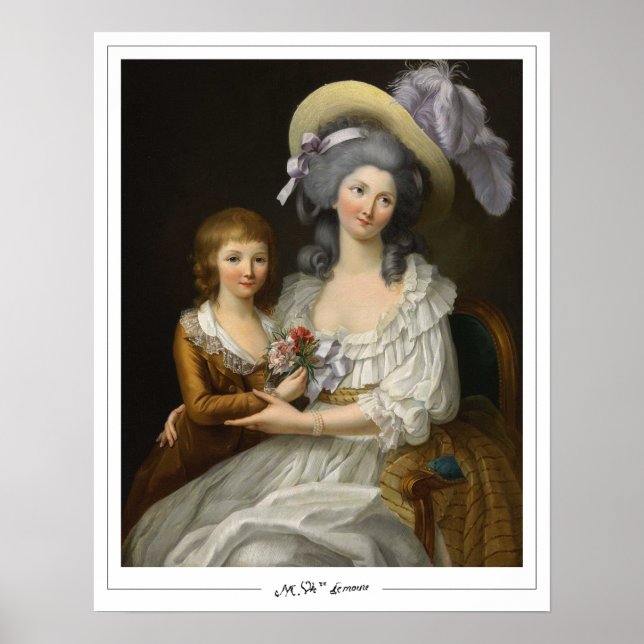 Marie-Victoire Lemoine Zedign Art Poster #2 (Framsidan)