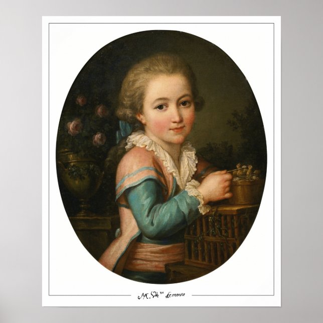 Marie-Victoire Lemoine Zedign Art Poster #3 (Framsidan)