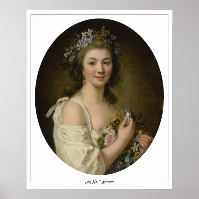 Marie-Victoire Lemoine Zedign Art Poster #8 (Framsidan)