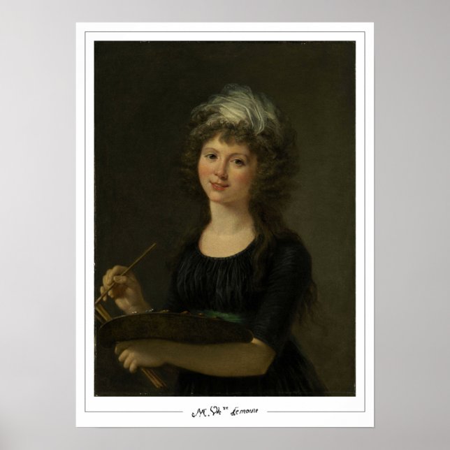 Marie-Victoire Lemoine Zedign konstaffisch #4 Poster (Framsidan)