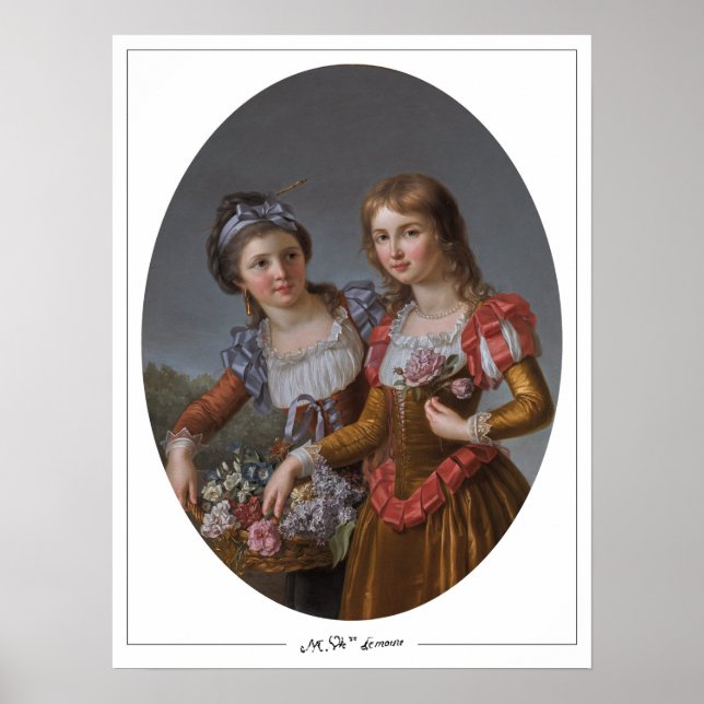 Marie-Victoire Lemoine Zedign konstaffisch #9 Poster (Framsidan)