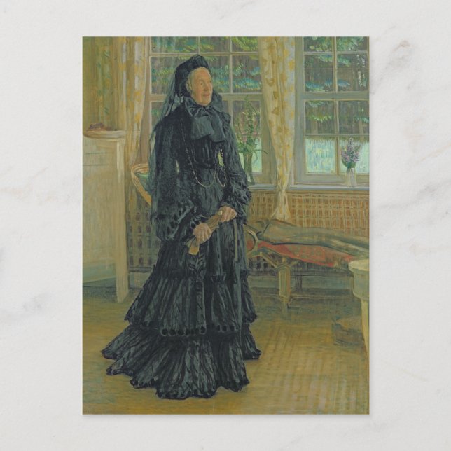Marie Zacharias Rainy Day, 1904 Vykort (Framsida)