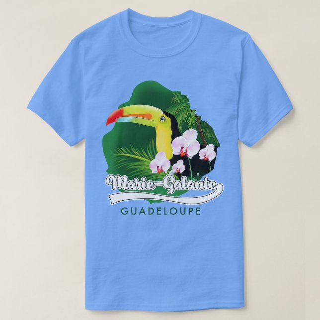 mariegalante Guadeloupe-resa T Shirt (Design framsida)