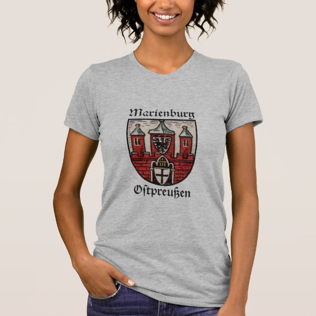 Marienburg Ostpreussen Tee Shirt (Framsida)