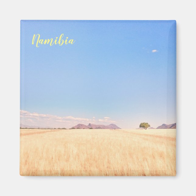 Marienflussdalen Namibia Landskapsmagnet Magnet (Framsidan)