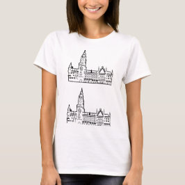 "Marienplatz, München" | Minimalistisk konst, land T Shirt